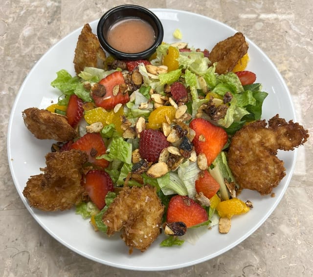 Coconut Shrimp Salad